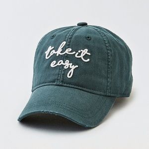 AMERICAN EAGLE Green Take It Easy Hat